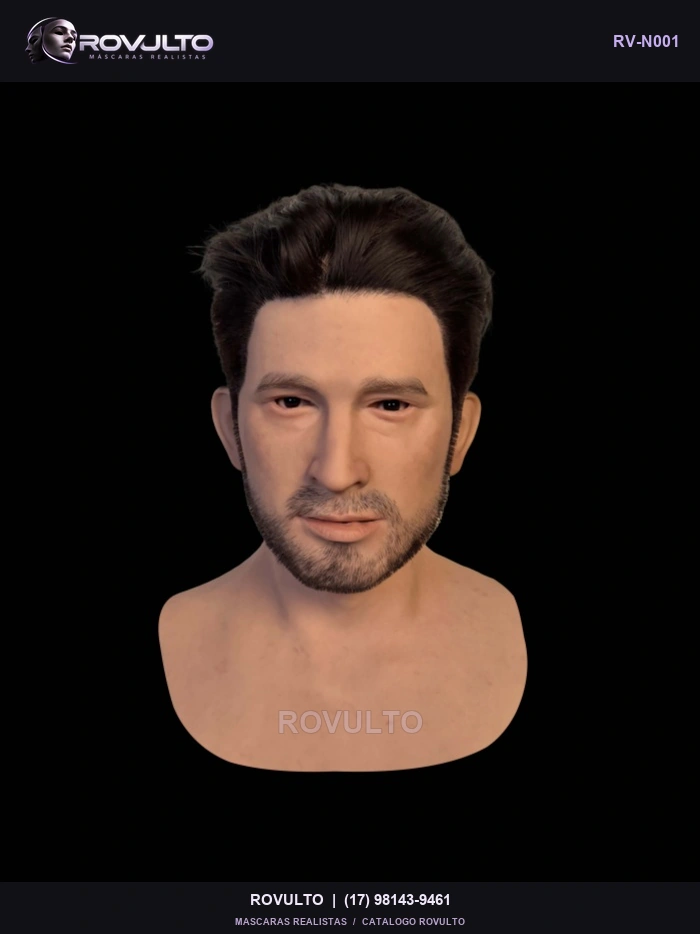 Chris · Barba curta